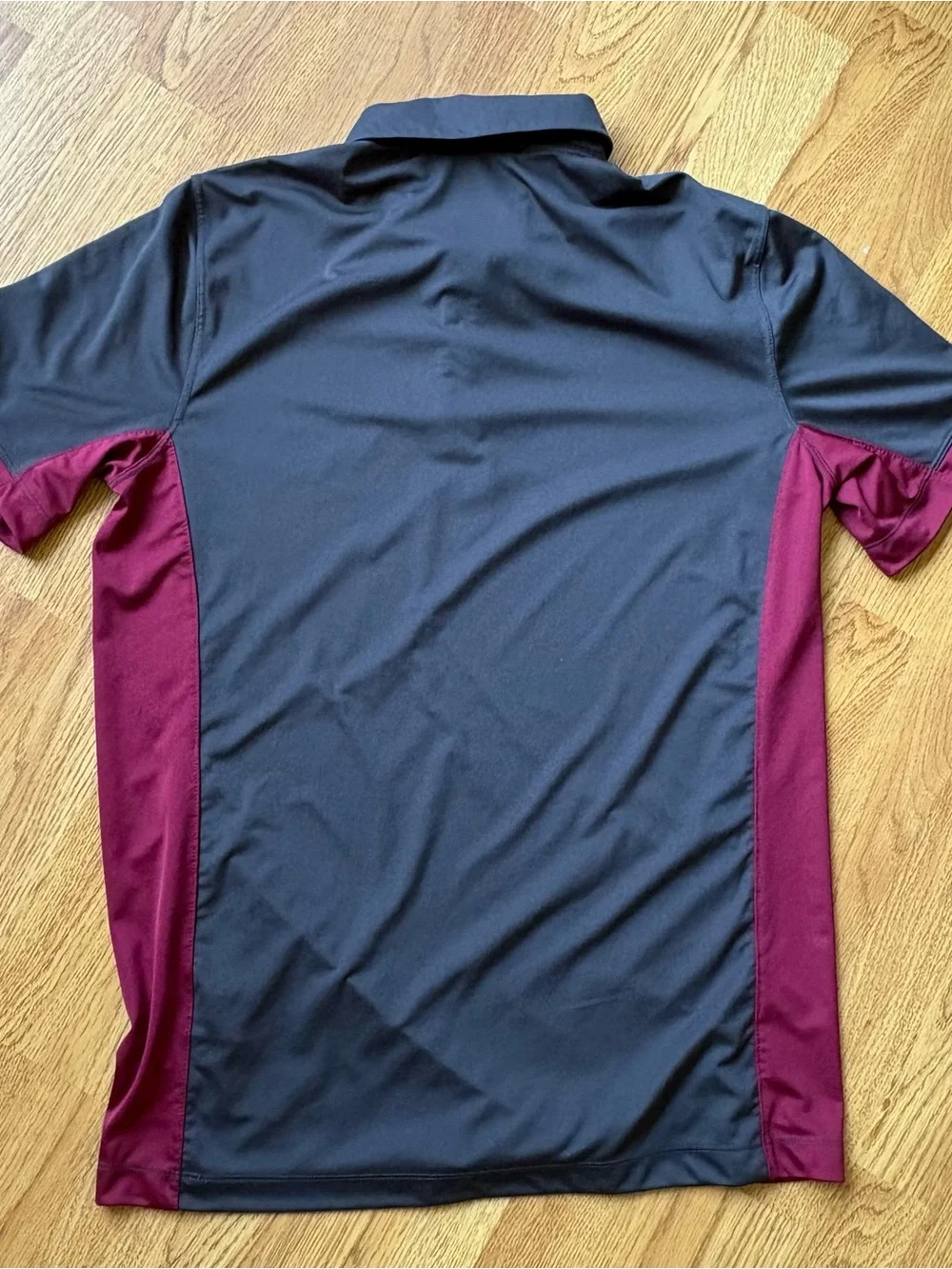 Nike Dri-Fit Florida State University FSU Gray Garnet Polo Football Game Sz M